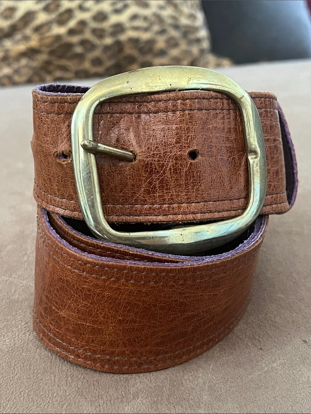 Kristin Kahle Reversible Leather Belt
